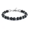 Eron - Armband Anders 0,8 Svart Lava