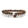 Eron - Armband 2-pack Brun Vit