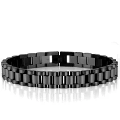 Eron - Armband Watch Chain Link Svart