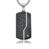 Eron - Halsband Dogtag Crystal