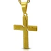Eron - Halsband Kors Gabriel Guld