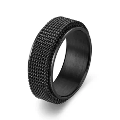 Eron - Ring Rotatable Mech Svart