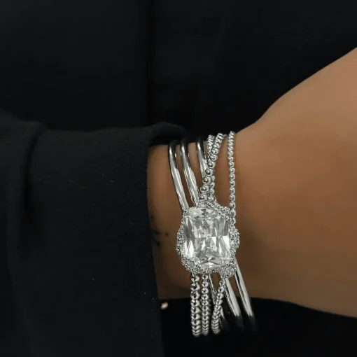 Ioaku - Armband The Icon Edit Cuff Silver