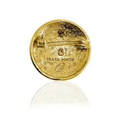Ioaku - Brosch Queen Bi Coin Guld