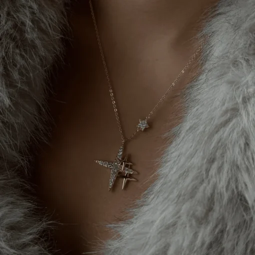 Ioaku - Halsband Twinkle Star Guld