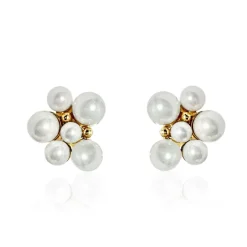 Ioaku - Örhängen Berry Pearl Stud Guld