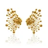 Ioaku - Örhängen Berry Sunfeather Guld