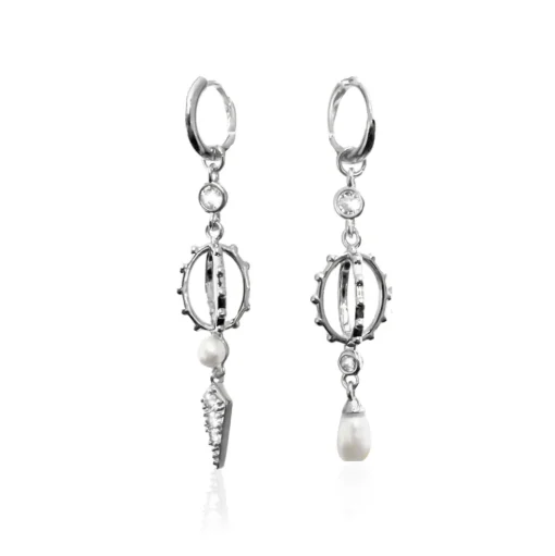 Ioaku - Örhängen Chic Pearl Silver