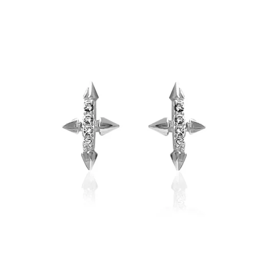 Ioaku - Örhängen Eternal Faith Stud Silver