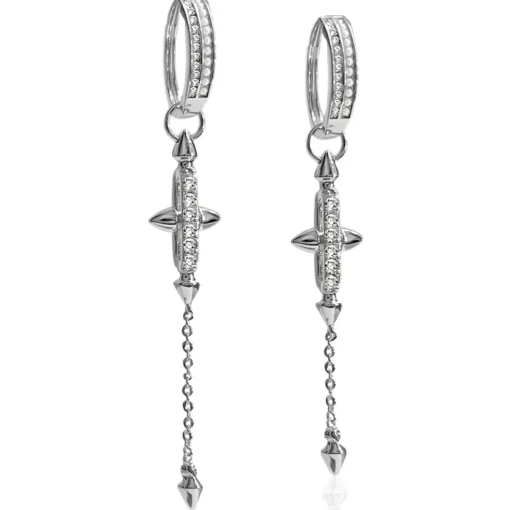 Ioaku - Örhängen Eternal Faith Hoops Silver