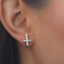Ioaku - Örhängen Eternal Faith Stud Silver