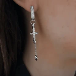 Ioaku - Örhängen Eternal Faith Hoops Silver