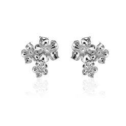 Ioaku - Örhängen La Fleur Iconic Trio Silver