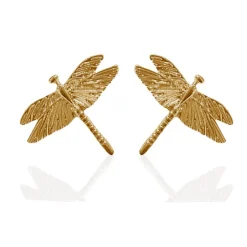 Ioaku - Örhängen The Dragonfly Stud Guld