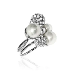 Ioaku - Ring Berry Crystal Silver