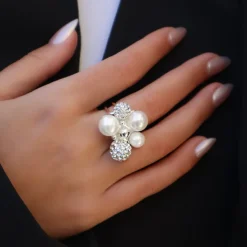 Ioaku - Ring Berry Crystal Silver
