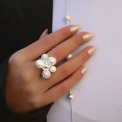 Ioaku - Ring Berry Crystal Silver