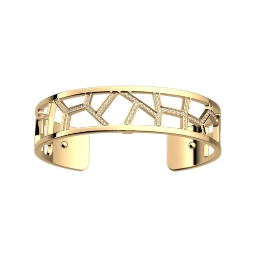 Les Georgettes - Armband 14 Zirconia Girafe Guld