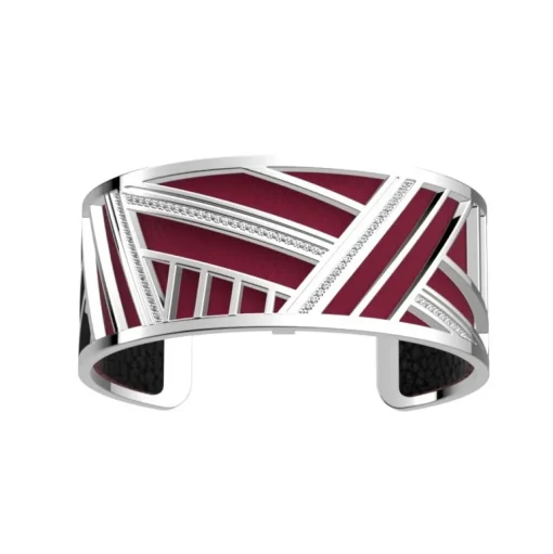 Les Georgettes - Armband 25 Ruban Silver CZ