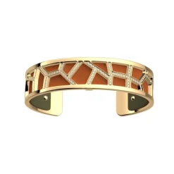 Les Georgettes - Armband 14 Zirconia Girafe Guld