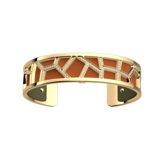 Les Georgettes - Armband 14 Zirconia Girafe Guld