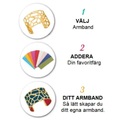 Les Georgettes - Armband 25 Sahara Guld