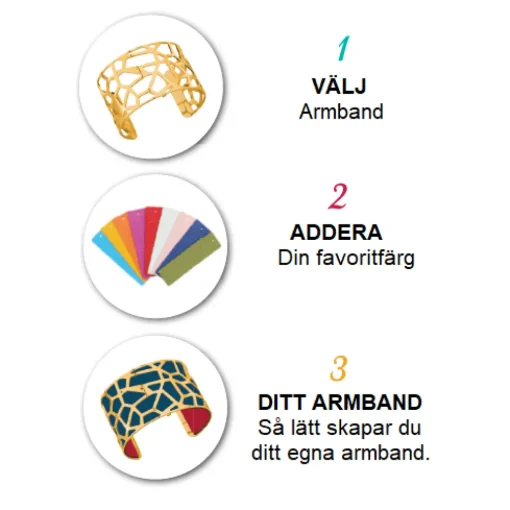 Les Georgettes - Armband 14 Perroquet Guld