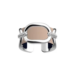 Les Georgettes - Ring 1,2 Chaine Silver CZ