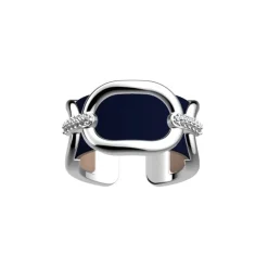 Les Georgettes - Ring 1,2 Chaine Silver CZ