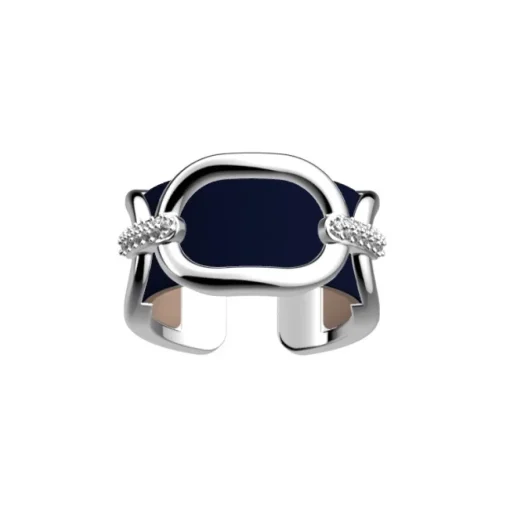 Les Georgettes - Ring 1,2 Chaine Silver CZ