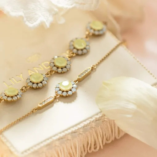Lily and Rose - Armband Miss Sofia Guld Lemon