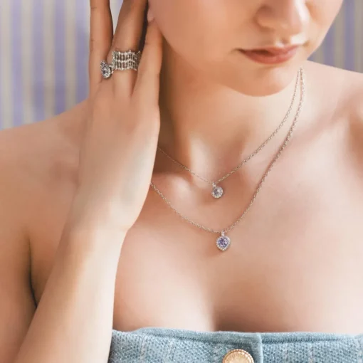 Lily and Rose - Halsband Laurie Silver Lavender