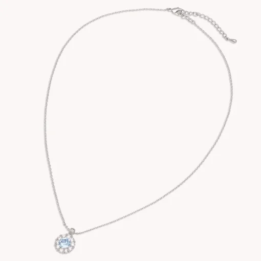 Lily and Rose - Halsband Miss Sofia Silver Light Sapphire