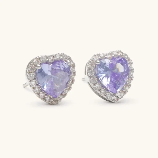 Lily and Rose - Örhängen Delphine Silver Lavender