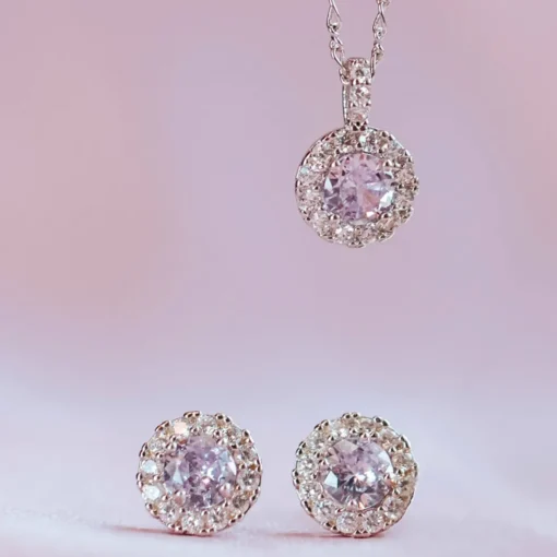 Lily and Rose - Örhängen Laurie Silver Lavender
