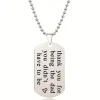 Love Words Jewellery - Halsband Till Min Styvpappa Stål