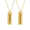 Love Words Jewellery - Halsband Världens Bästa Dotter Guld