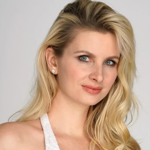 Mariell - Örhängen CLIPS Pave Guld