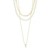 Pilgrim - Halsband Baker Guld