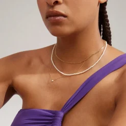 Pilgrim - Halsband Baker Guld