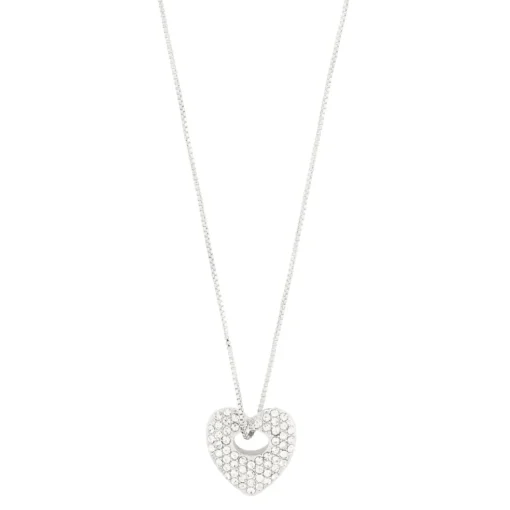 Pilgrim - Halsband Dune Heart Silver