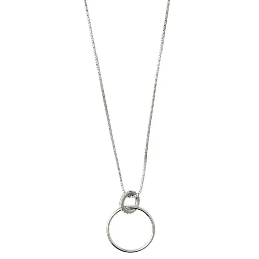 Pilgrim - Halsband Fire Silver