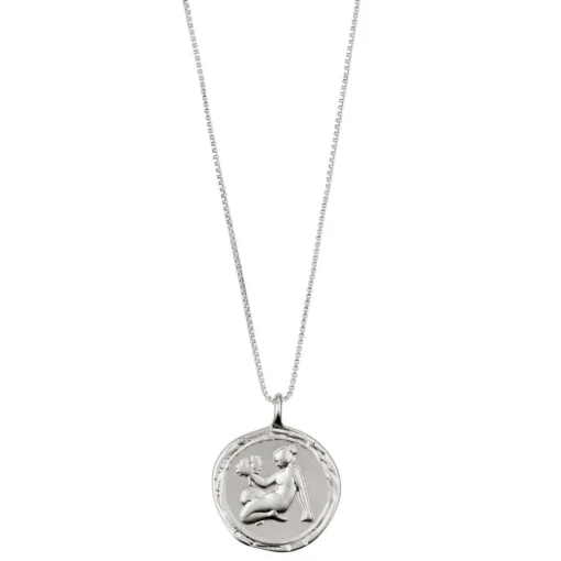 Pilgrim - Halsband Stjärntecken Jungfrun Silver
