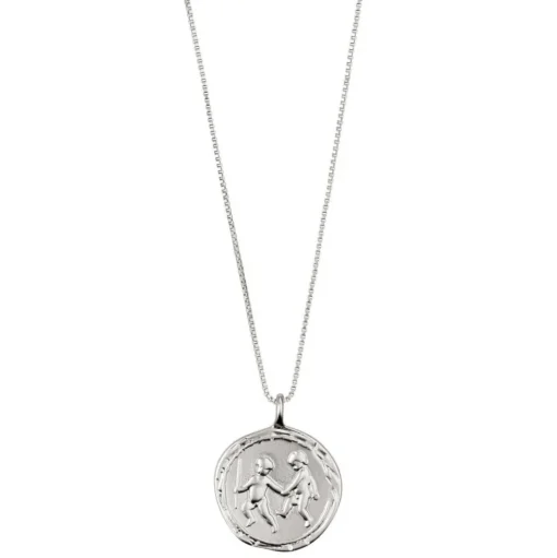 Pilgrim - Halsband Stjärntecken Tvillingarna Silver