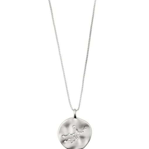Pilgrim - Halsband Stjärntecken Jungfrun Silver