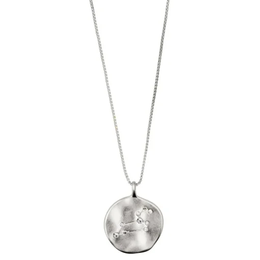 Pilgrim - Halsband Stjärntecken Lejonet Silver