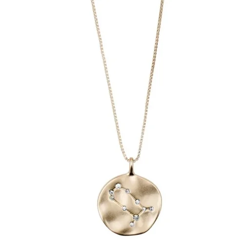 Pilgrim - Halsband Stjärntecken Tvillingarna Guld