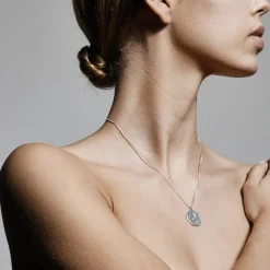 Pilgrim - Halsband Stjärntecken Jungfrun Silver