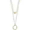 Snö of Sweden Halsband Charlize Double Guld