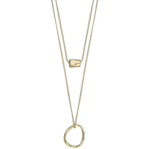 Snö of Sweden Halsband Charlize Double Guld